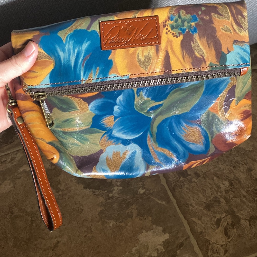 Patricia Nash Blue Floral Women's Bag